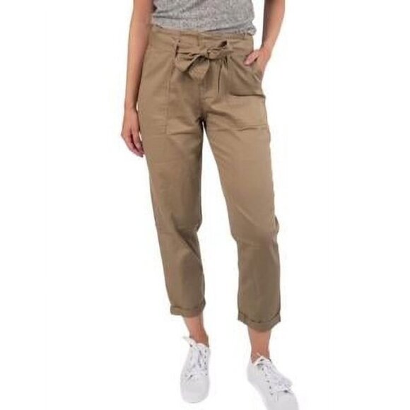 VANILLA STAR Juniors' Tie-Front Cuffed Utility Pants W26/3 - Picture 1 of 10